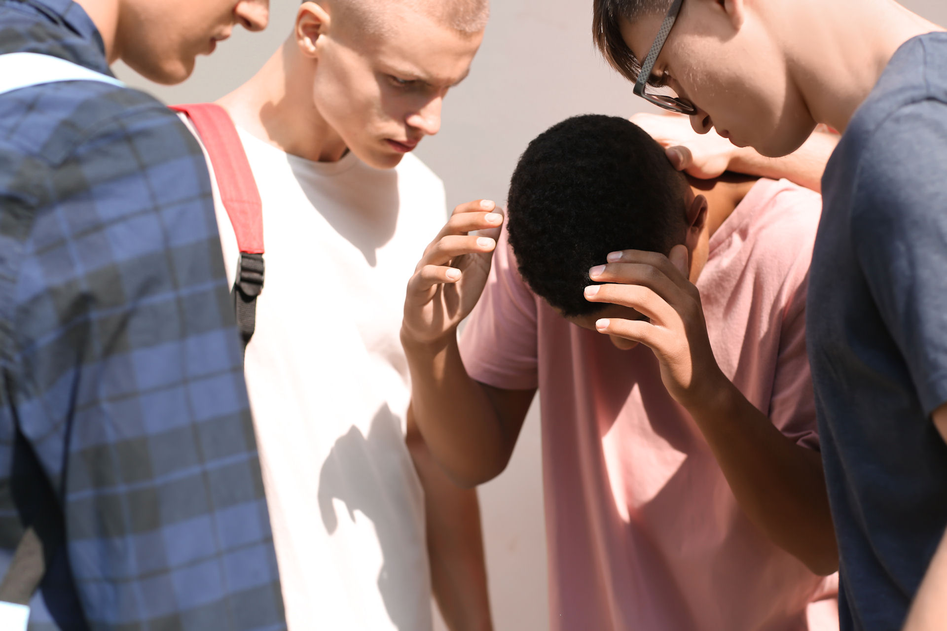 a man experiencing peer pressure