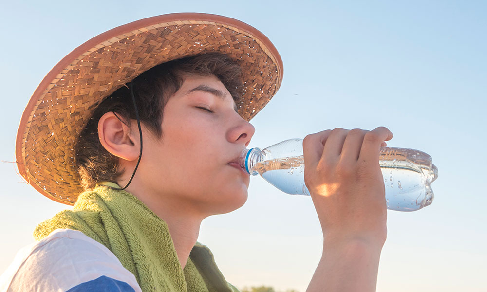 Dehydration will slow elimination.