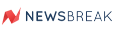 news-break-logo NewsBreak logo with a red and white icon and navy blue text.